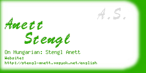 anett stengl business card